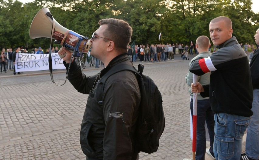 Manifestacja antyrządowa w Gdańsku (17.06.2014)