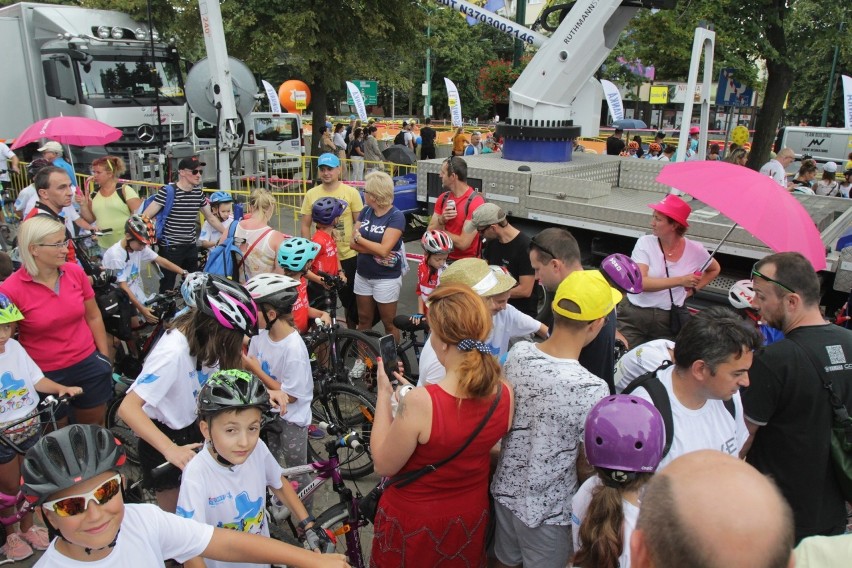 Kinder+Sport Mini Tour de Pologne w Katowicach odbył sie pod...