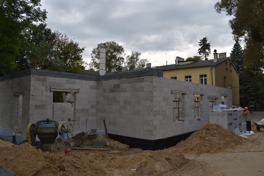 Trwa budowa żłobka przy ul. Wojska Polskiego w Aleksandrowie...