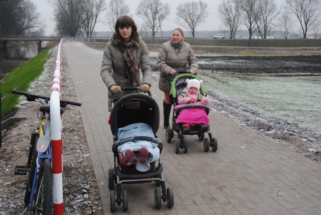 Otwarcie jazu i ścieżki rowerowej w Kościanie