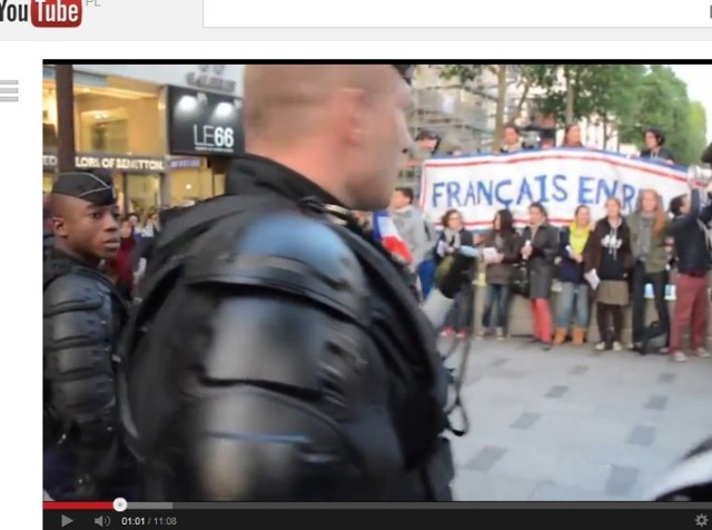 Manifa przeciwko małżeństwom gejowskim w Paryżu