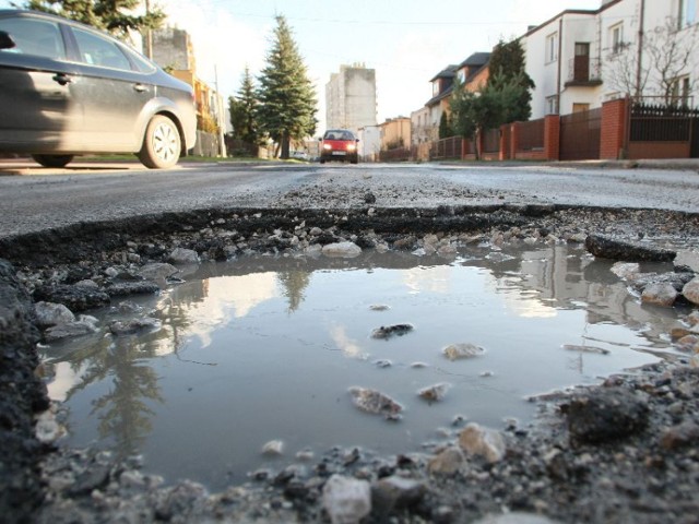 Taka niespodzianka czeka na kierowców poruszających się ulicą Bolesława Chrobrego.