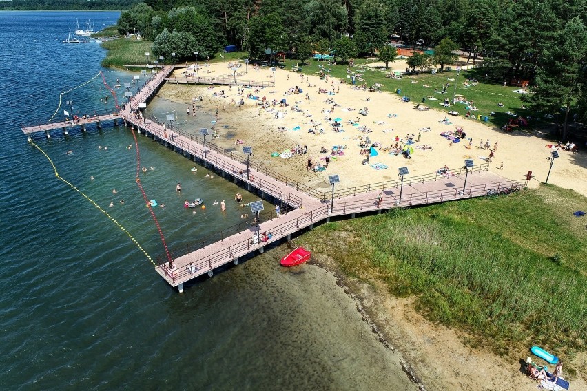 Jezioro Głębokie wysycha.