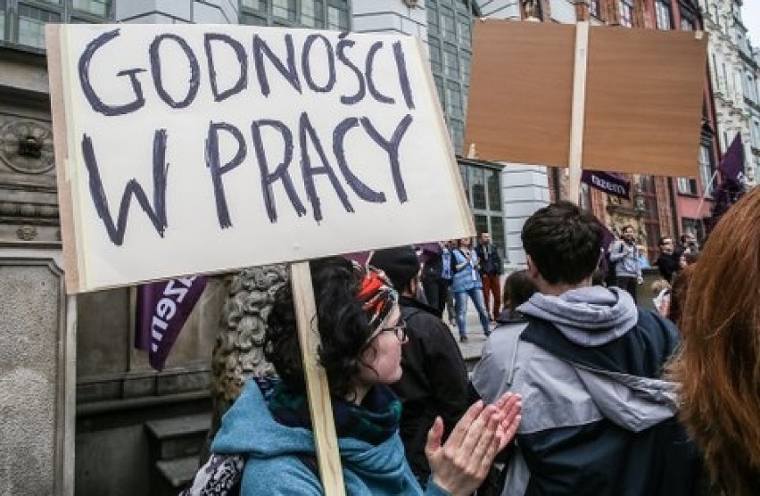 Partia Razem demonstrowała w Gdańsku [ZDJĘCIA]