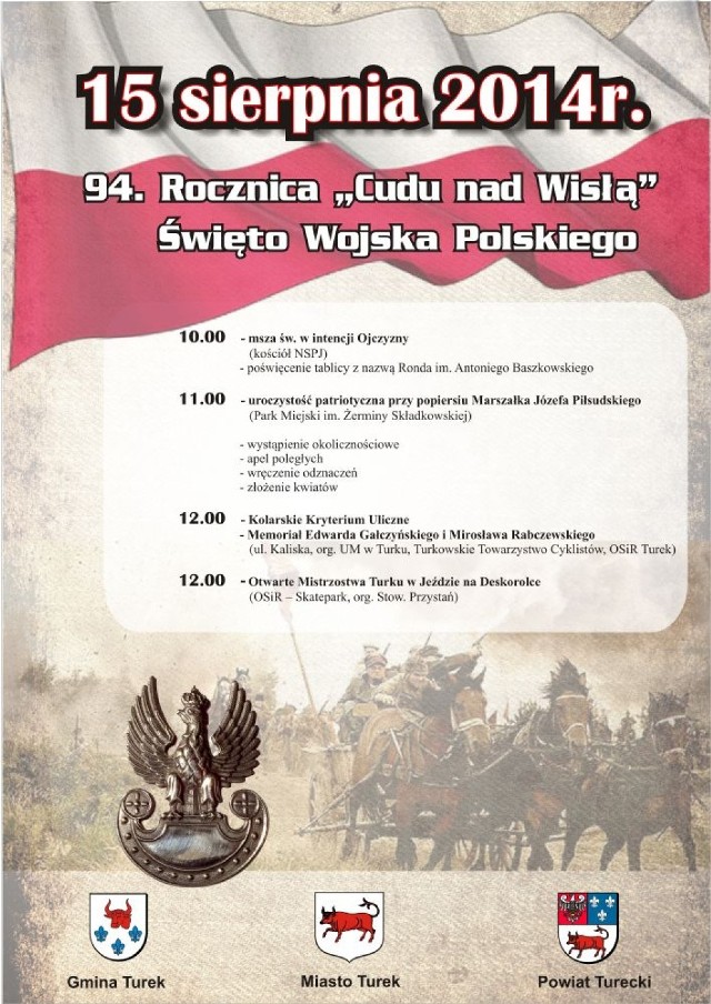 Święto Wojska Polskiego - Obchody w Turku