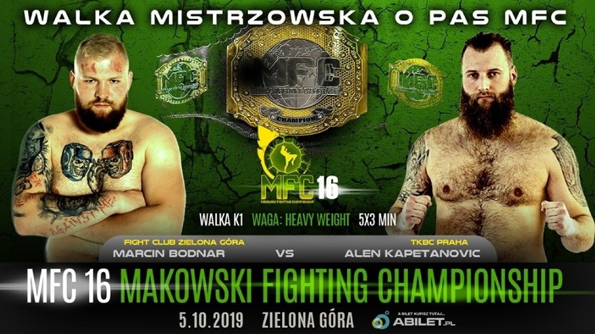 Gala MFC16 Makowski Fighting Championship w Zielonej Górze...