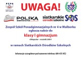 Siatkarski Ośrodek Szkolny w Malborku prowadzi nabór do gimnazjum