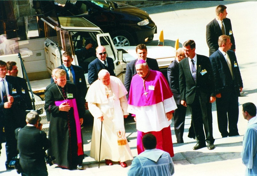 Papież Jan Paweł II w Legnicy (FOTO)