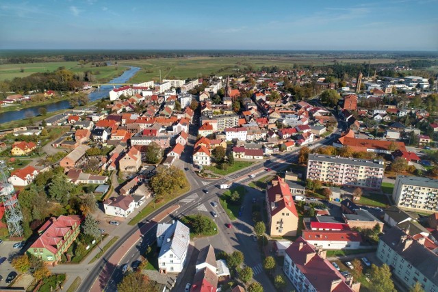 Skwierzyna z lotu ptaka w obiektywie Grzegorza Walkowskiego