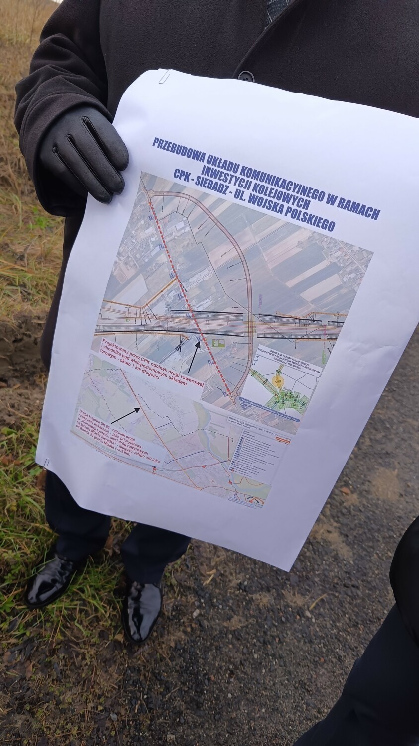 Prezydent Sieradza i wójt gminy Sieradz apelują o budowę ścieżki rowerowej ZDJĘCIA
