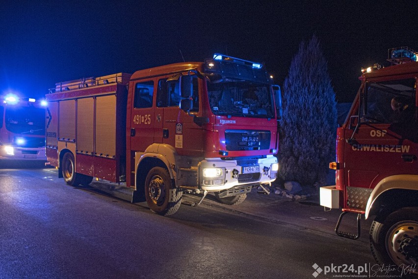 Pożar w jednym z budynków w Chwaliszewie [ZDJĘCIA]