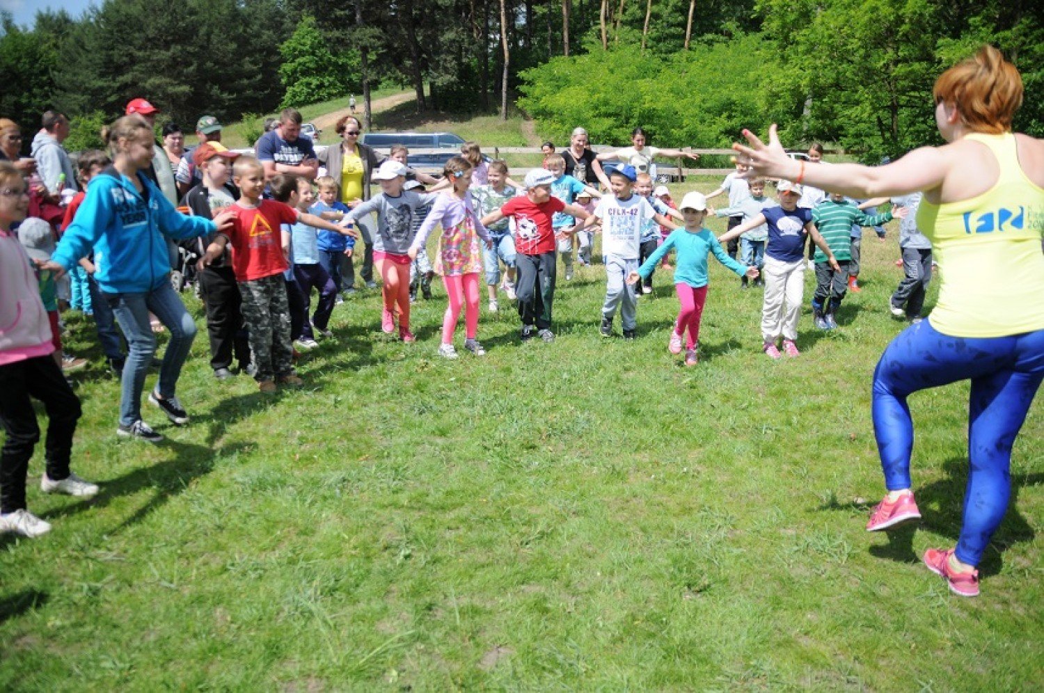 Dzień Dziecka w Śremie dzieci bawiły się nad wodą z PZW Śrem "miasto