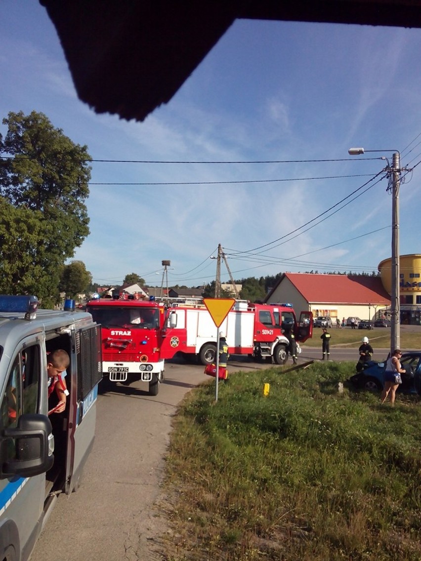 Wypadek w Leśniewie (20.08.2015)
