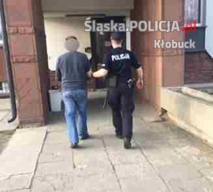 Policja Kłobuck: Aresztowany za groźby i podpalenie [FOTO]