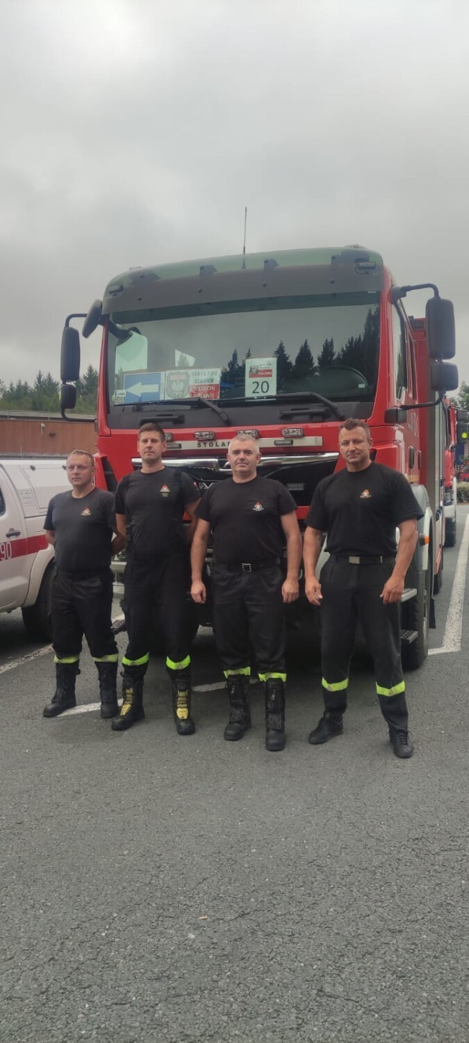 Strażacy z powiatu sławieńskiego pomagali gasić pożary we Francji