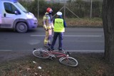 Potrącenie rowerzysty w Świerkocinie pod Grudziądzem [zdjęcia]