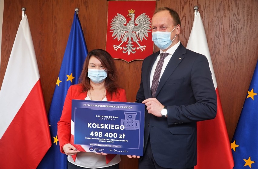 Wicewojewoda podpisała dziś umowę z władzami powiatu kolskiego na dofinansowanie dla szpitala w Kole