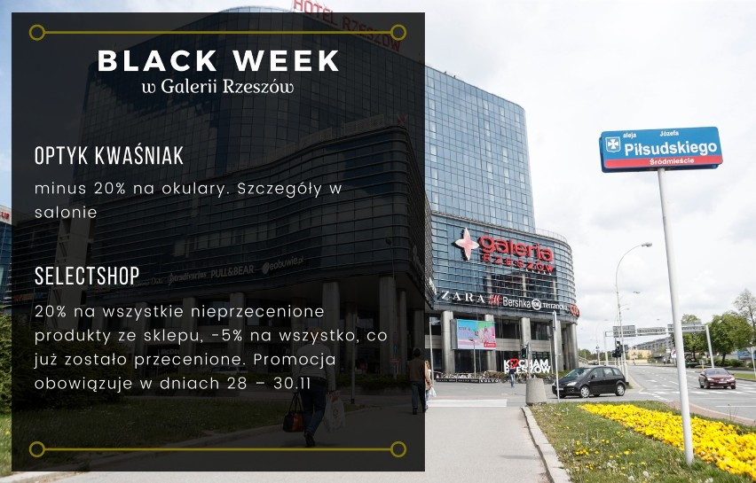 Black Week w Galerii Rzeszów. Takie promocje serwują od 28 listopada sklepy. Zobacz listę