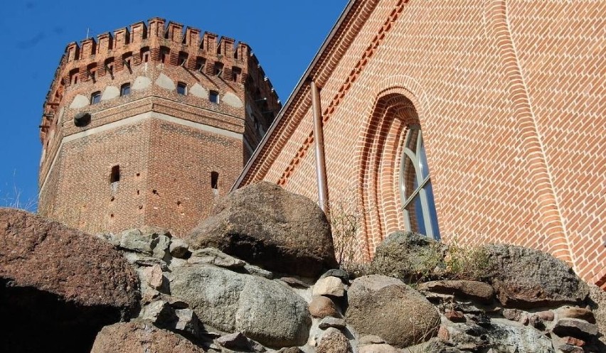 Zamek krzyżacki położony w Człuchowie, drugi po Malborku pod...
