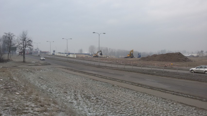 Teren budowy Quick Parku w Mysłowicach