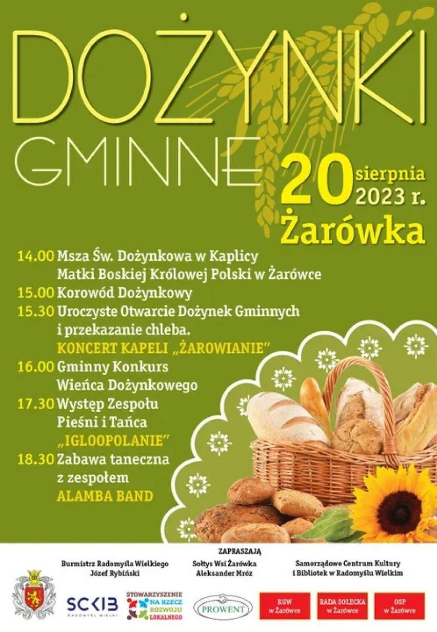 Dożynki gminne w Żarówce - 20 sierpnia