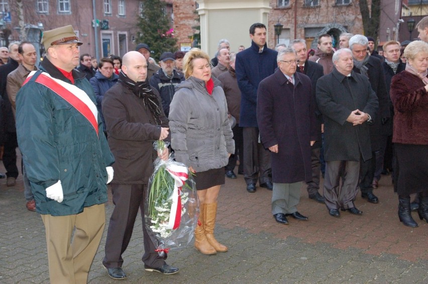 Odsłonięcie tablicy w Zbąszyniu