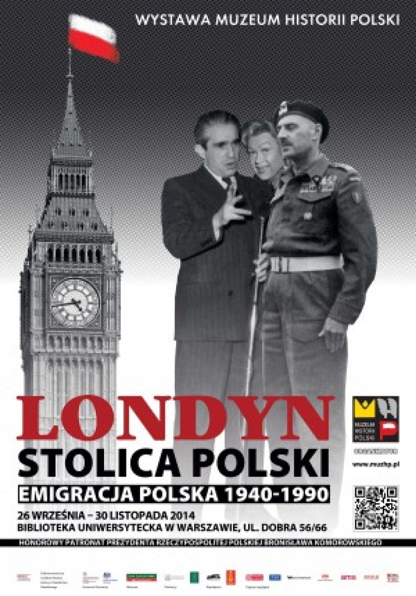Plakat wydarzenia "Londyn stolica Polski" w Muzeum Historii...