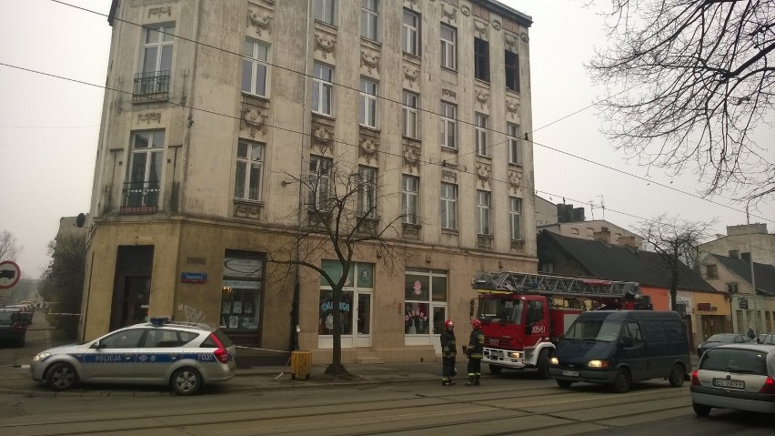 Pożar w kamienicy przy Rzgowskiej