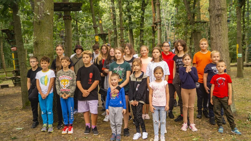 31 osób walczyło w zawodach w parku linowym w Inowrocławiu