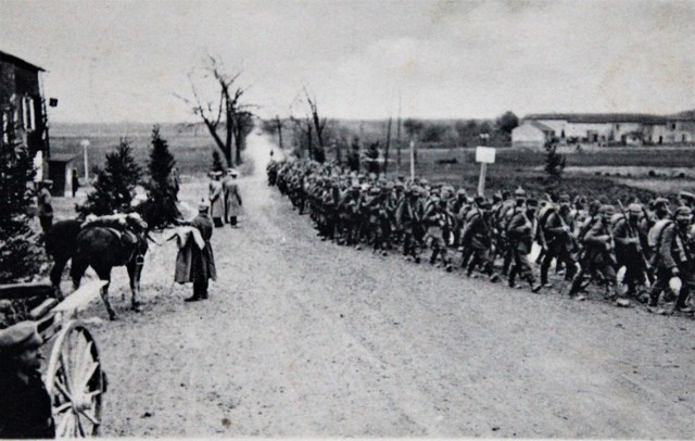 Niemieckie wojska na froncie wschodnim budziły popłoch. Zdjęcie wykonano podczas I wojny światowej (ze zbiorów autora)