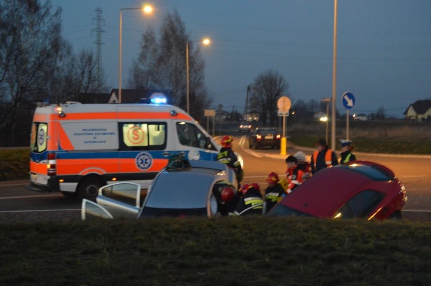 Wypadek w Jastrzębiu: zderzyły się dwa samochody