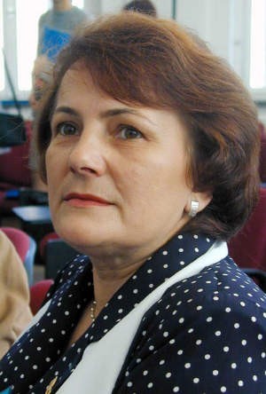 Krystyna Cencek z Rady Programowej do spraw usuwania azbestu.