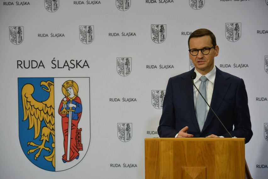 Premier Mateusz Morawiecki w Rudzie Śląskiej