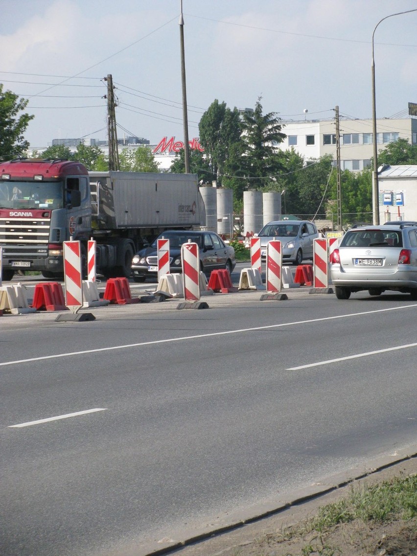 Jeszcze większe korki w alei Krakowskiej? Wszystkiemu winna budowa trasy S2 (FOTO)