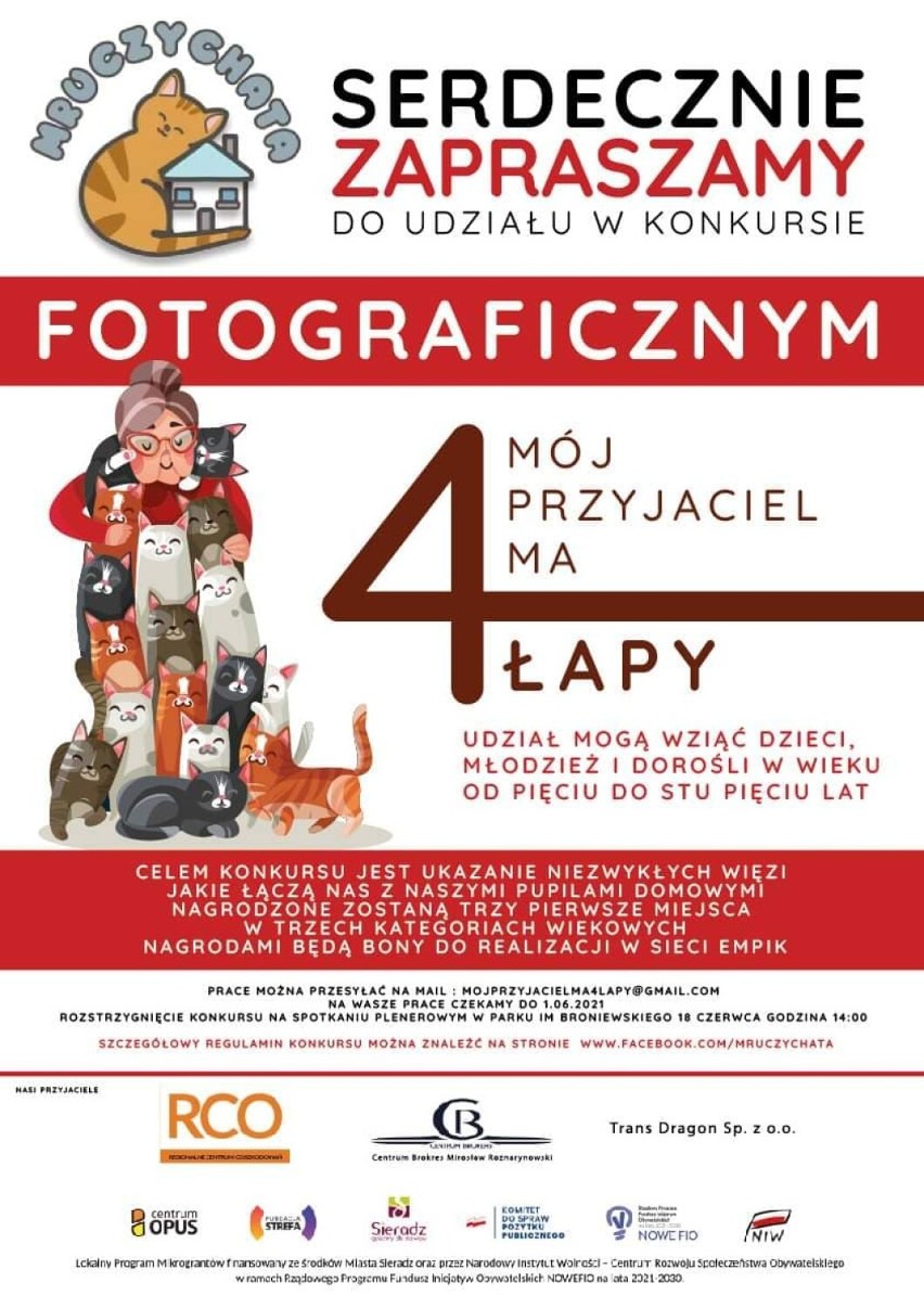 Mój przyjaciel ma 4 łapy. Fotograficzny konkurs dla miłośników zwierząt w Sieradzu. Organizatorzy czekają na prace