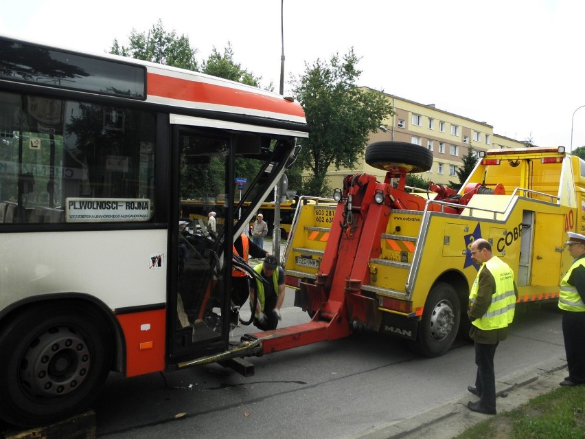 wypadek, autobus