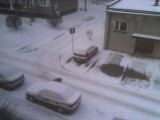 Grudniowy śnieg w Trzebini