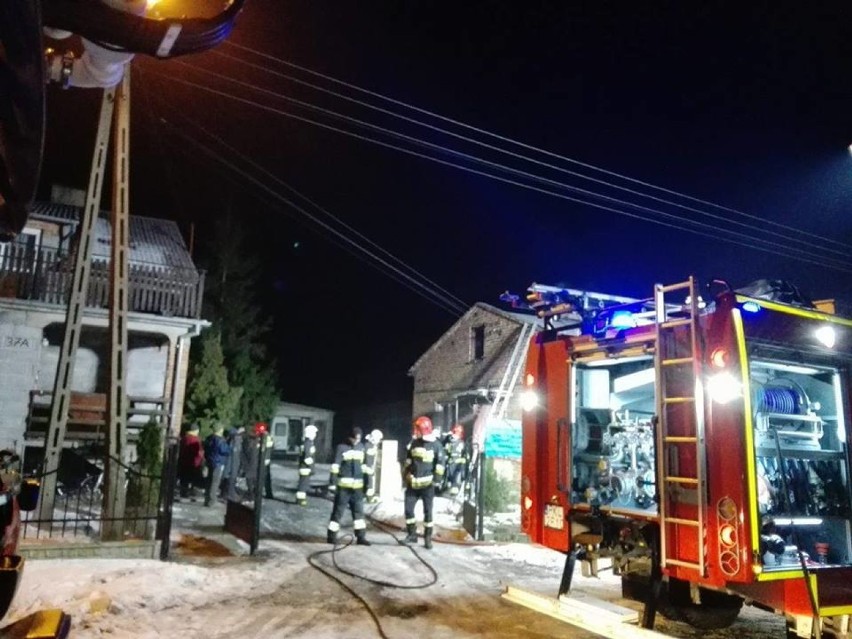 Sokołowo: Pożar budynku mieszkalnego