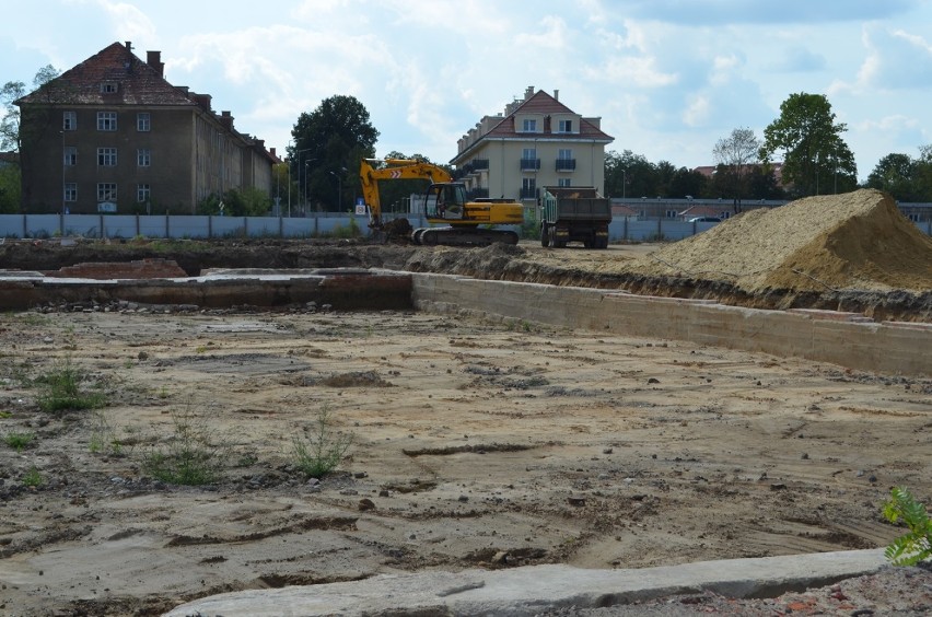 Na budowie koło Kauflandu odkryli fundamenty pięciu budynków