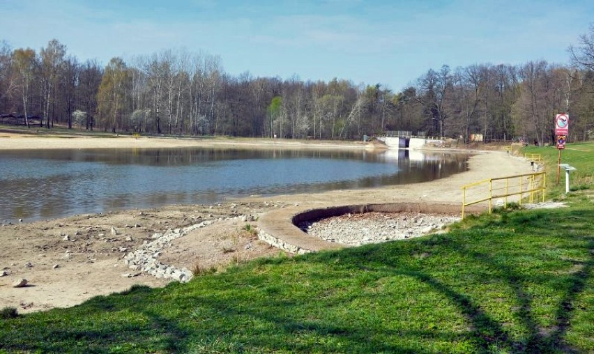 Remont zapory w Arturówku - kąpielisko zamknięte do wakacji