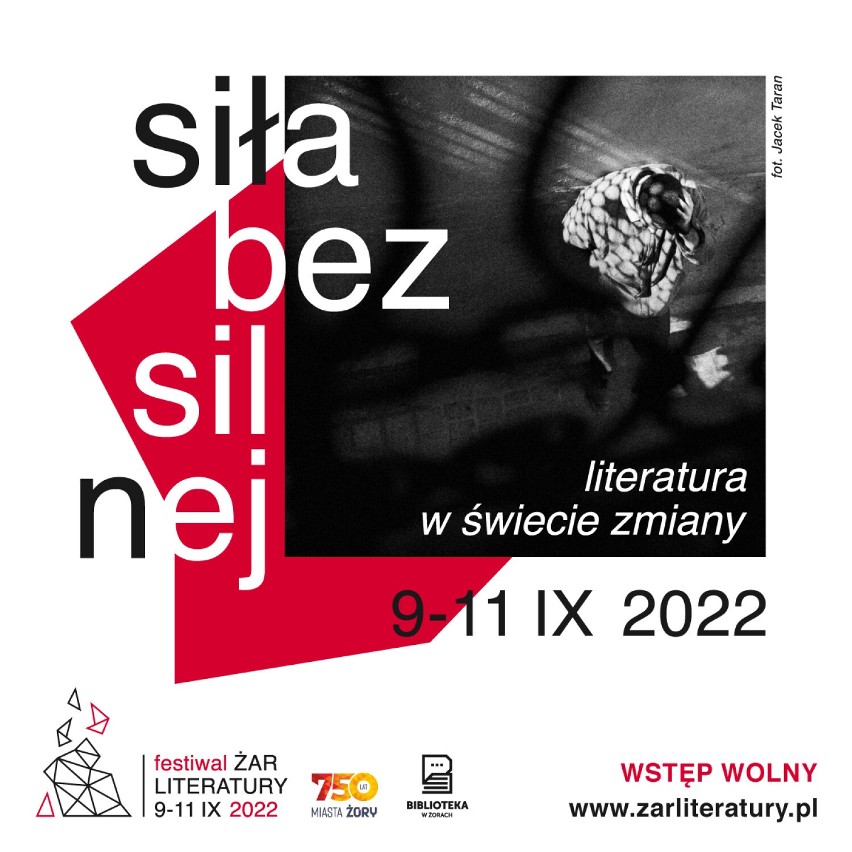 Żar literatury już we wrześniu w Żorach