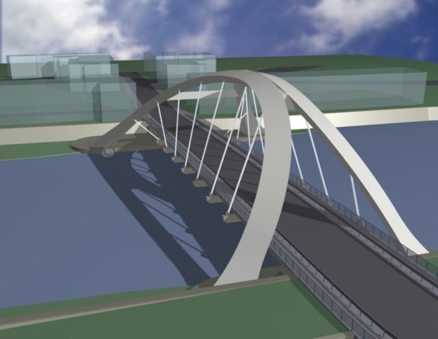 Most na Sole - wizualizacja