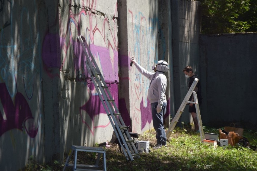 "Bitwa o Miasto Lębork". Piknik graffiti i zbiórka pieniędzy na charytatywny cel [WIDEO, ZDJĘCIA]