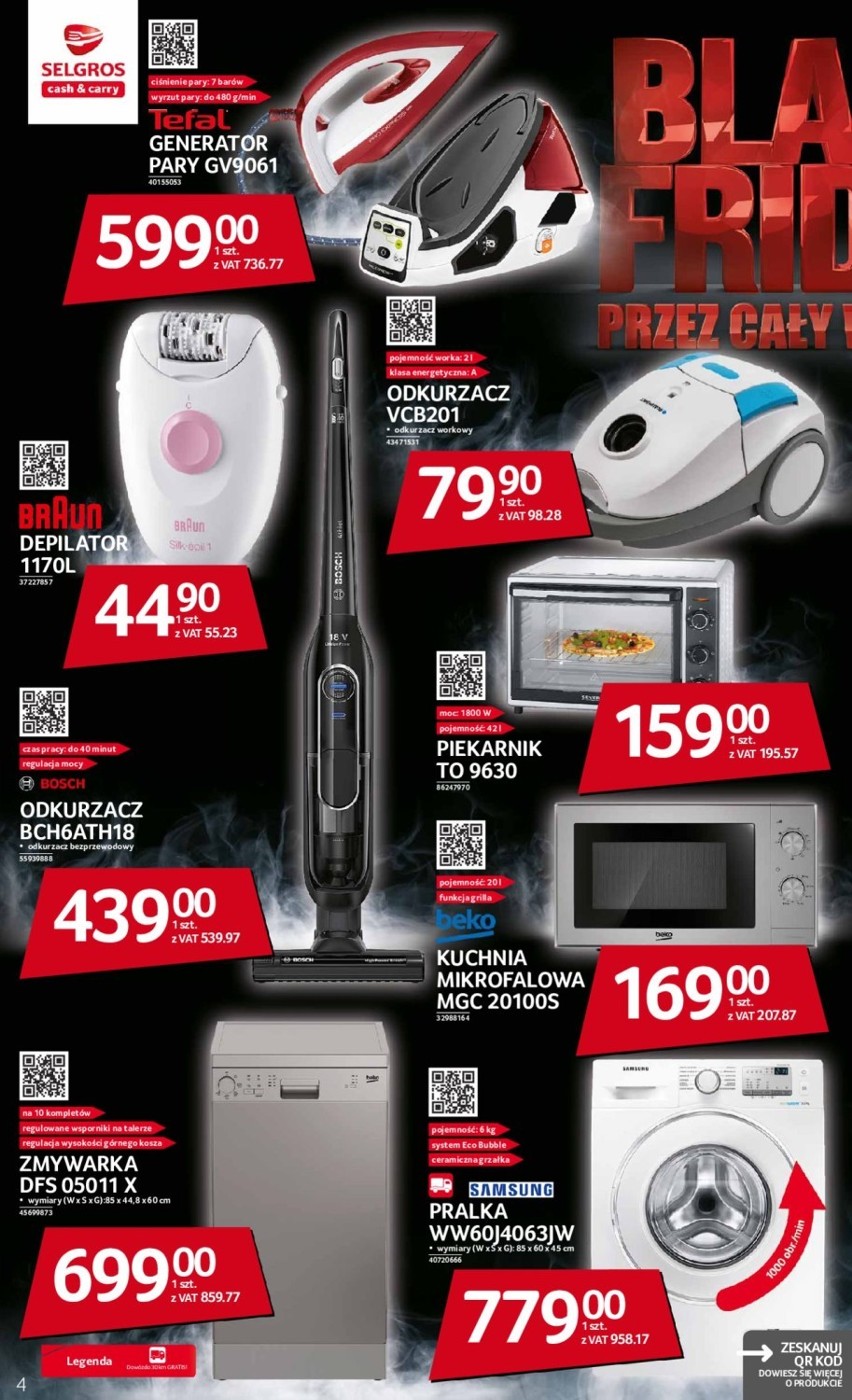 SELGROS Black Friday 2018 GAZETKA