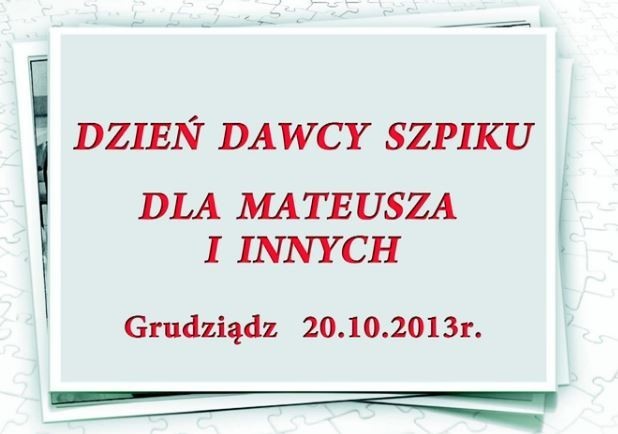 Dzień Dawcy Szpiku w Grudziądzu