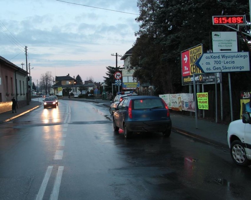 Wypadki drogowe w powiecie oświęcimskim z udziałem pieszych