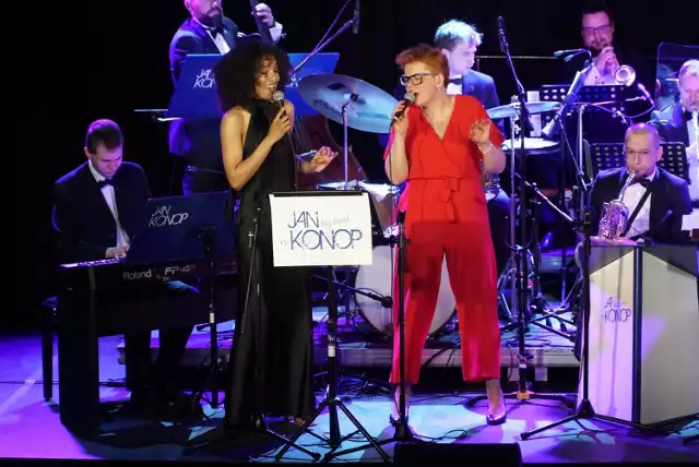 Jan Konop Band wystąpił z wokalistkami w Żukowie w koncercie "Tribute to Ella Fitzgerald".