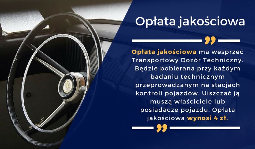 Kolejną dodatkową opłatą jest opłata jakościowa. Będzie...