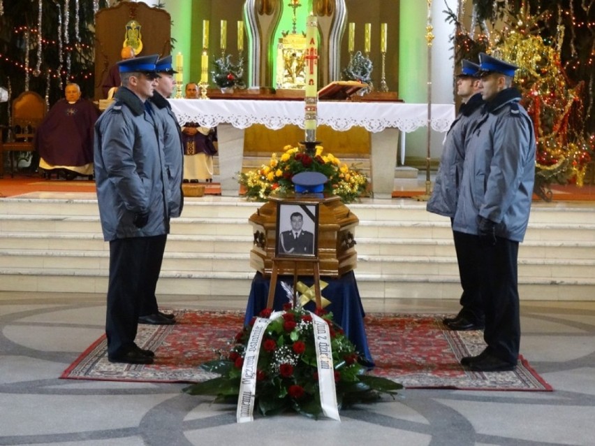 W sobotę odbył się pogrzeb tragicznie zmarłego podinspektora...