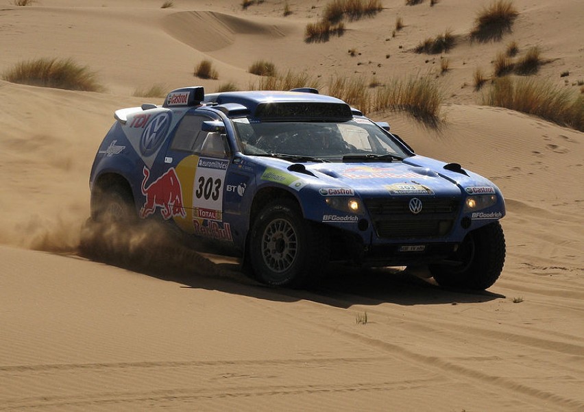 VW Race Touareg w rajdzie Dakar.